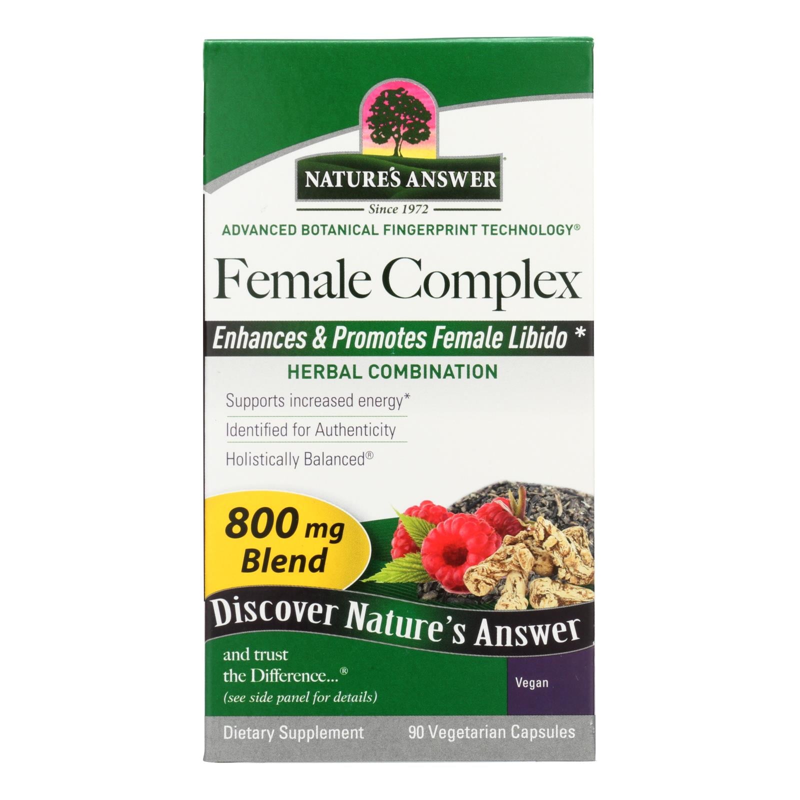 Nature's Answer - Female Complex - 90 Vcaps - Eco-Friendly Home & Grocery