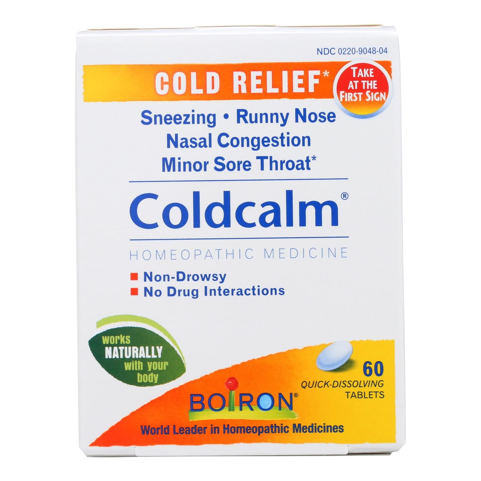 Boiron - Coldcalm Cold - 60 Tablets - GreatEagleInc