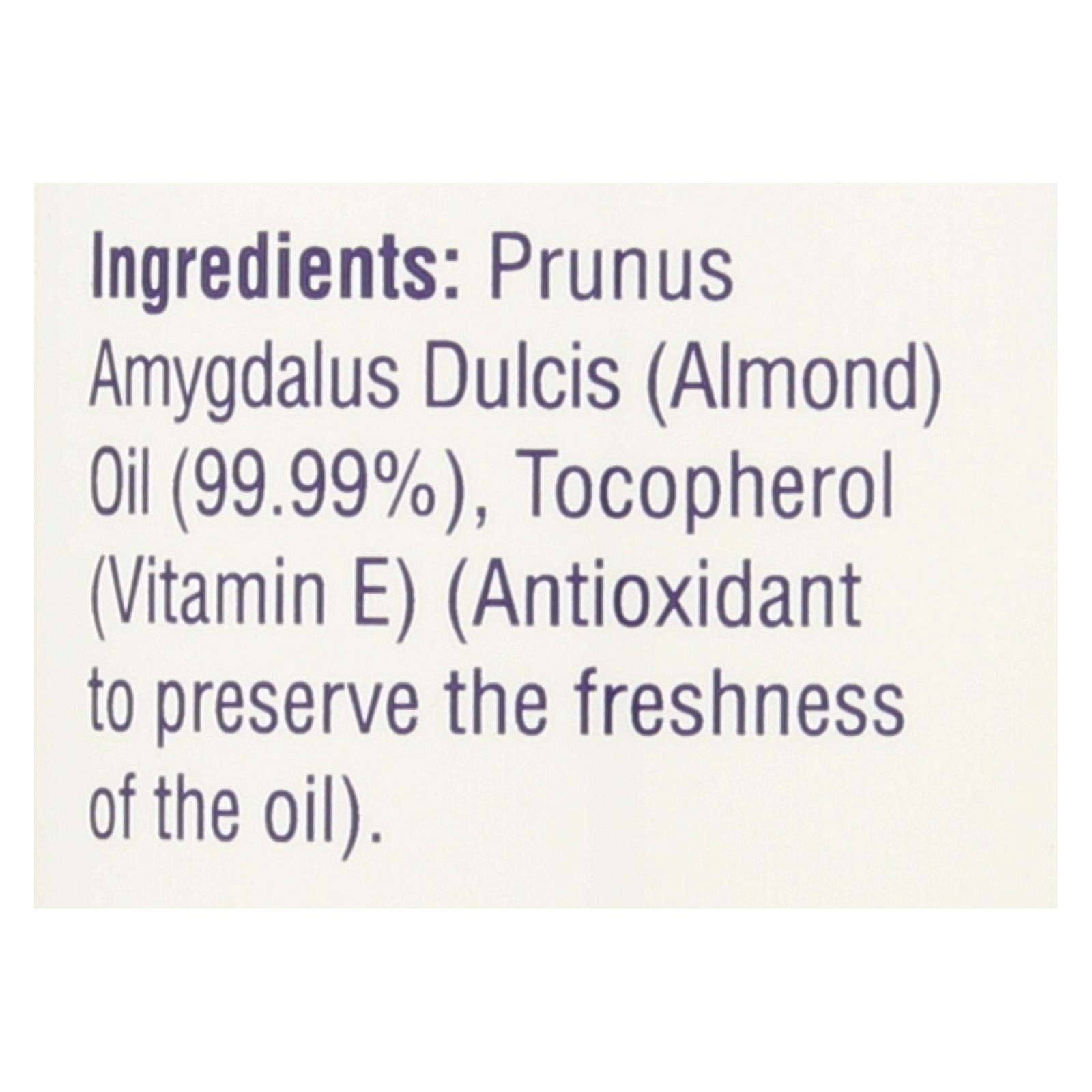 Heritage Products Sweet Almond Oil - 8 Fl Oz - Eco-Friendly Home & Grocery