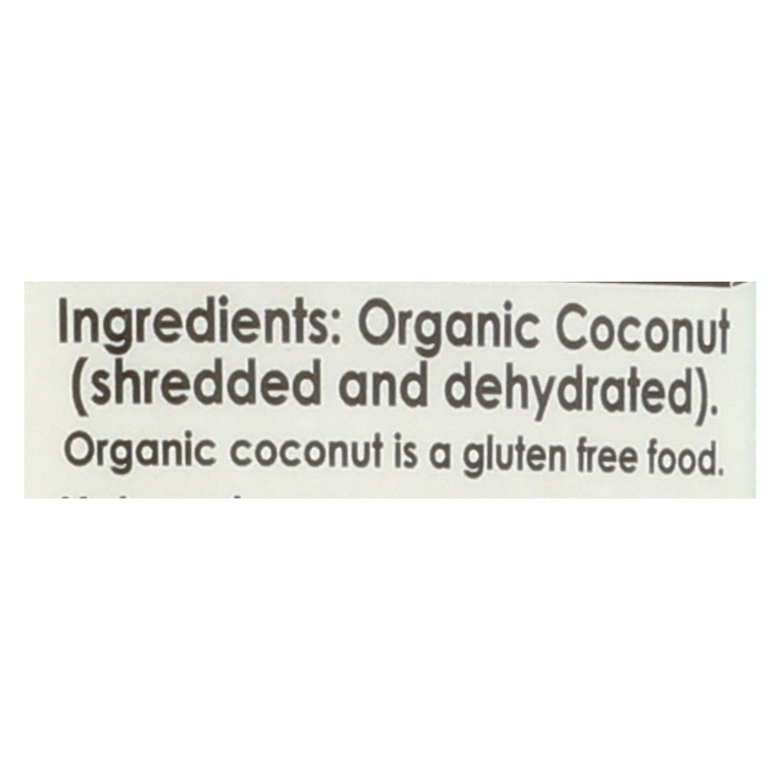 Let's Do Organics Organic Shredded - Coconut - Case Of 12 - 8 Oz. - GreatEagleInc