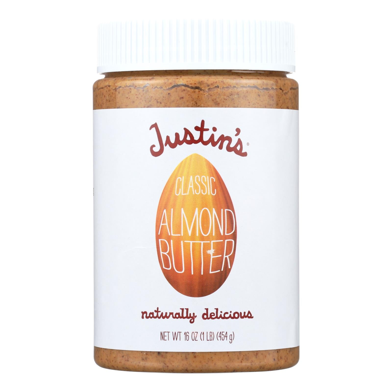 Justin's Nut Butter Almond Butter - Classic - Case Of 6 - 16 Oz. - GreatEagleInc