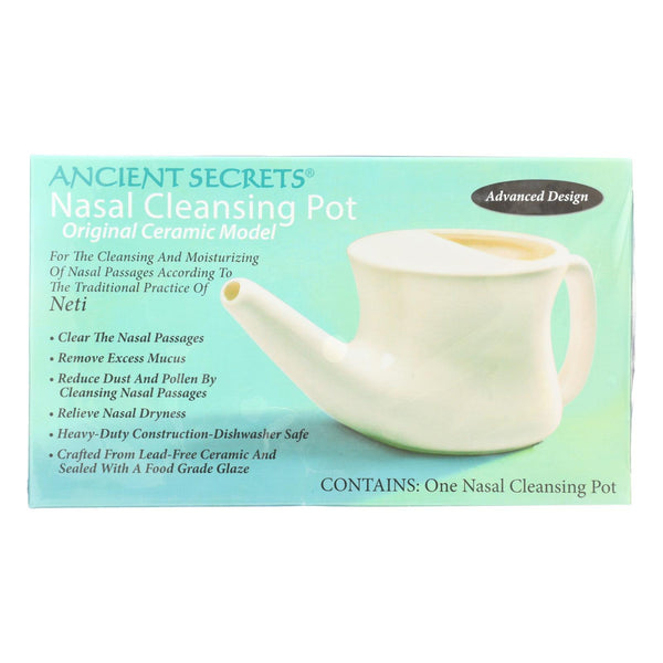 Ancient Secrets Ancient Secrets Nasal Cleansing Pot - 1 Pot - GreatEagleInc