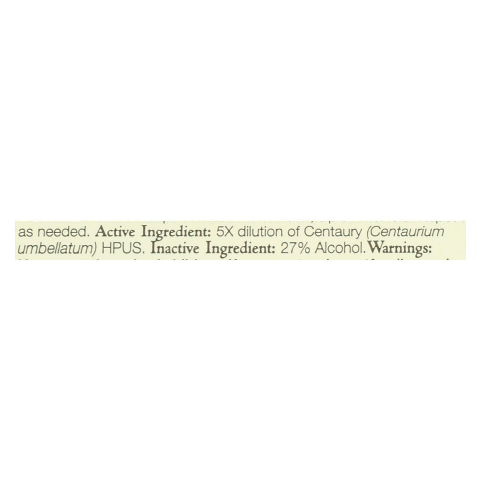 Bach Flower Remedies Essence Centaury - 0.7 Fl Oz - Eco-Friendly Home & Grocery