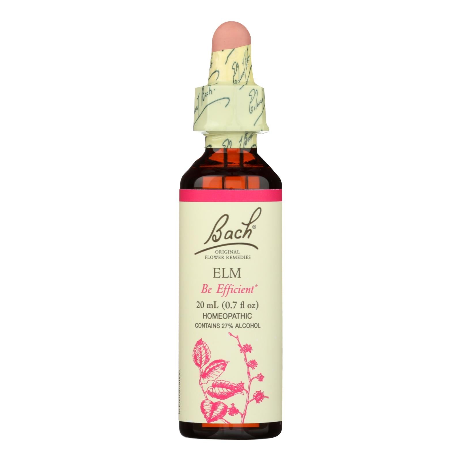 Bach Flower Remedies Essence Elm - 0.7 Fl Oz Default Title