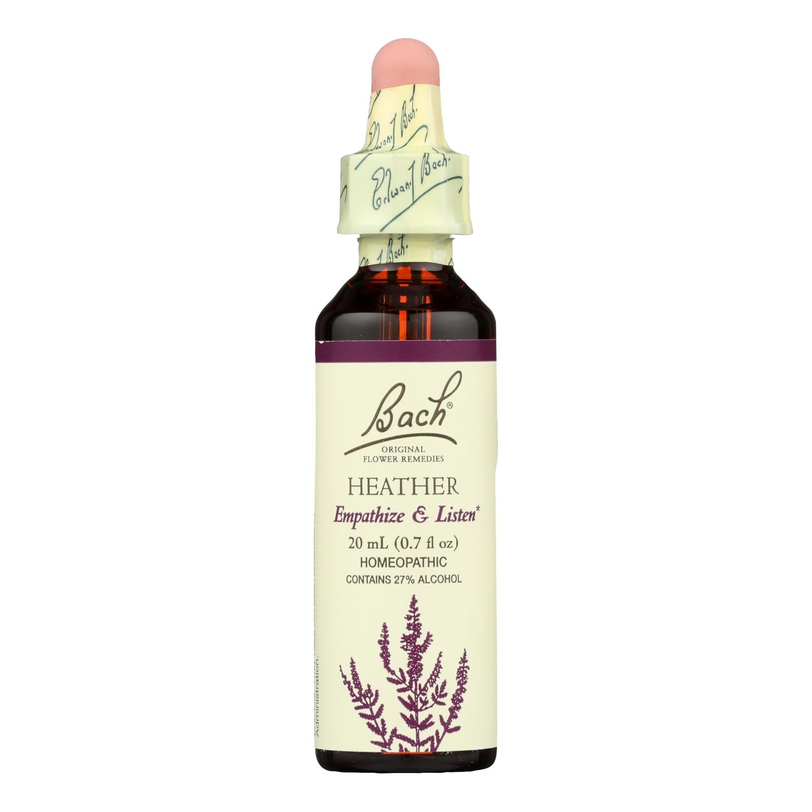 Bach Flower Remedies Rescue Remedy Spray Heather - 0.7 Fl Oz - GreatEagleInc