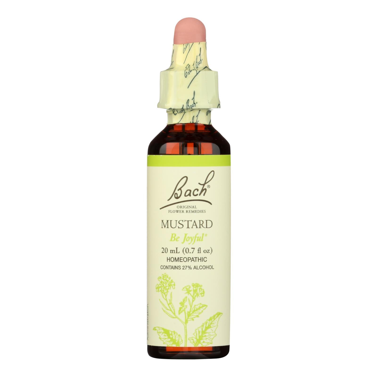 Bach Flower Remedies Essence Mustard - 0.7 Fl Oz - Eco-Friendly Home & Grocery