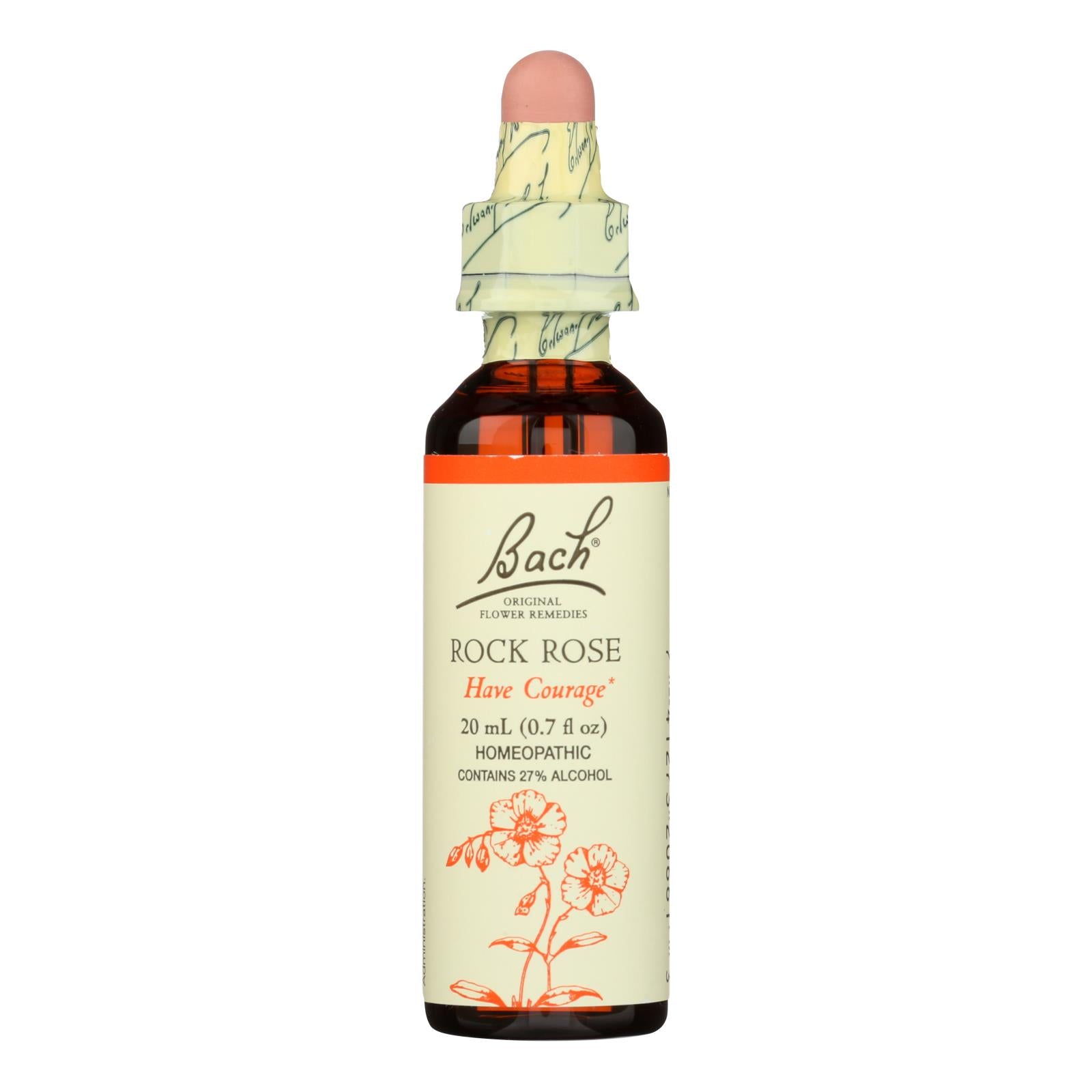 Bach Flower Remedies Essence Rock Rose - 0.7 Fl Oz - GreatEagleInc
