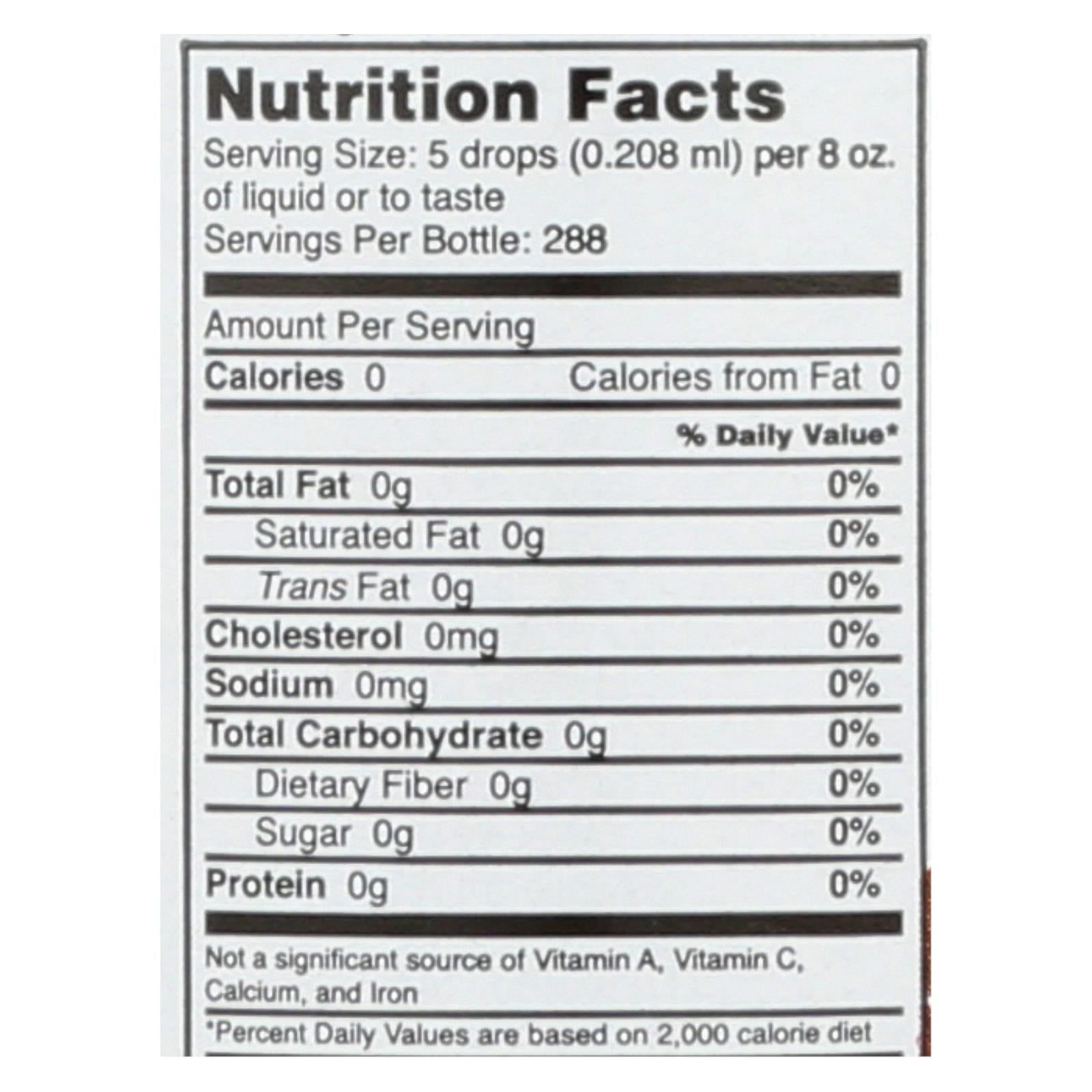 Sweet Leaf Liquid Stevia Sweet Drops - Hazelnut - 2 Oz - GreatEagleInc