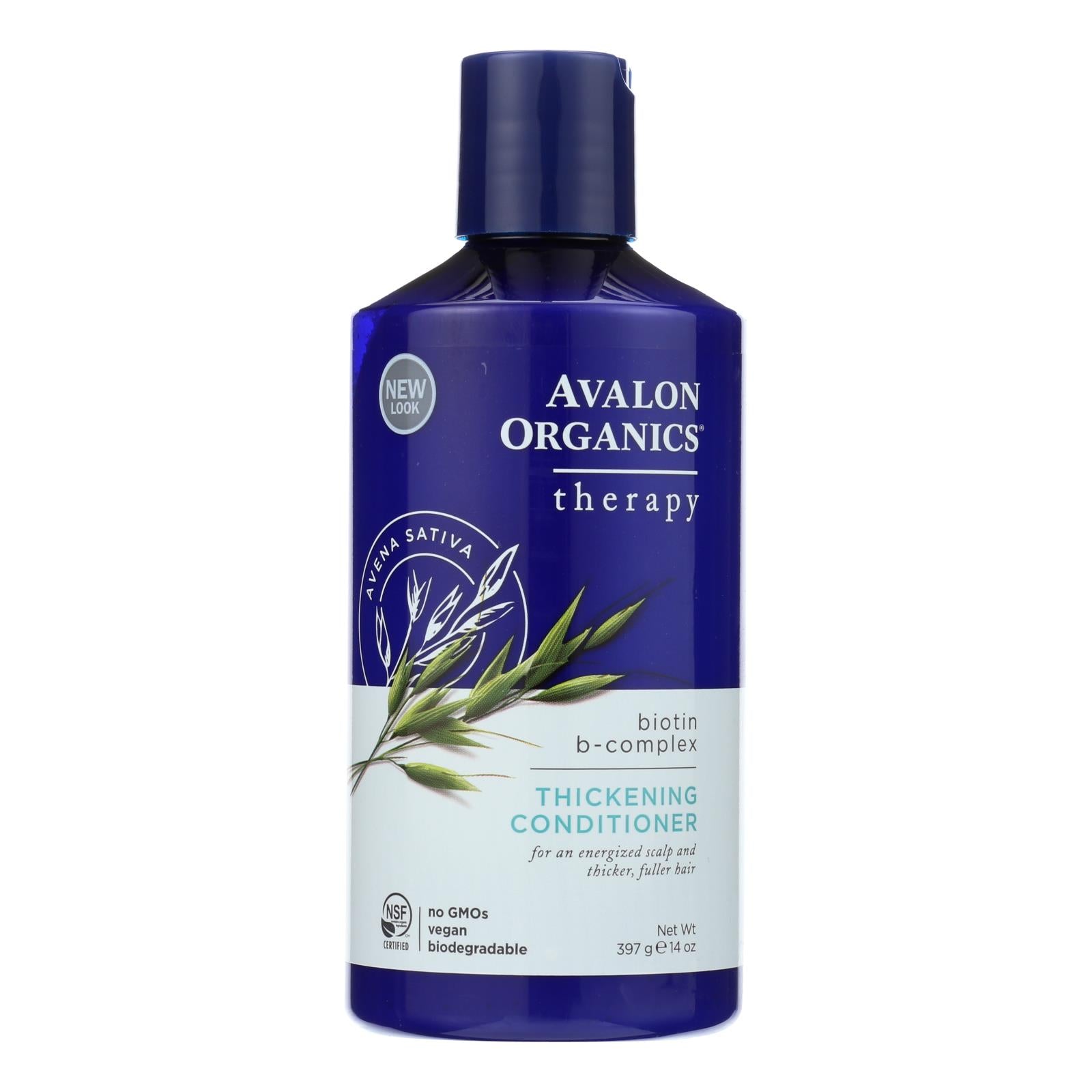 Avalon Organics Thickening Conditioner Biotin B-complex Therapy - 14 Fl Oz - GreatEagleInc