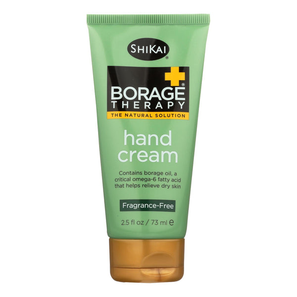 Shikai Borage Therapy Hand Cream Unscented - 2.5 Fl Oz - Eco-Friendly Home & Grocery