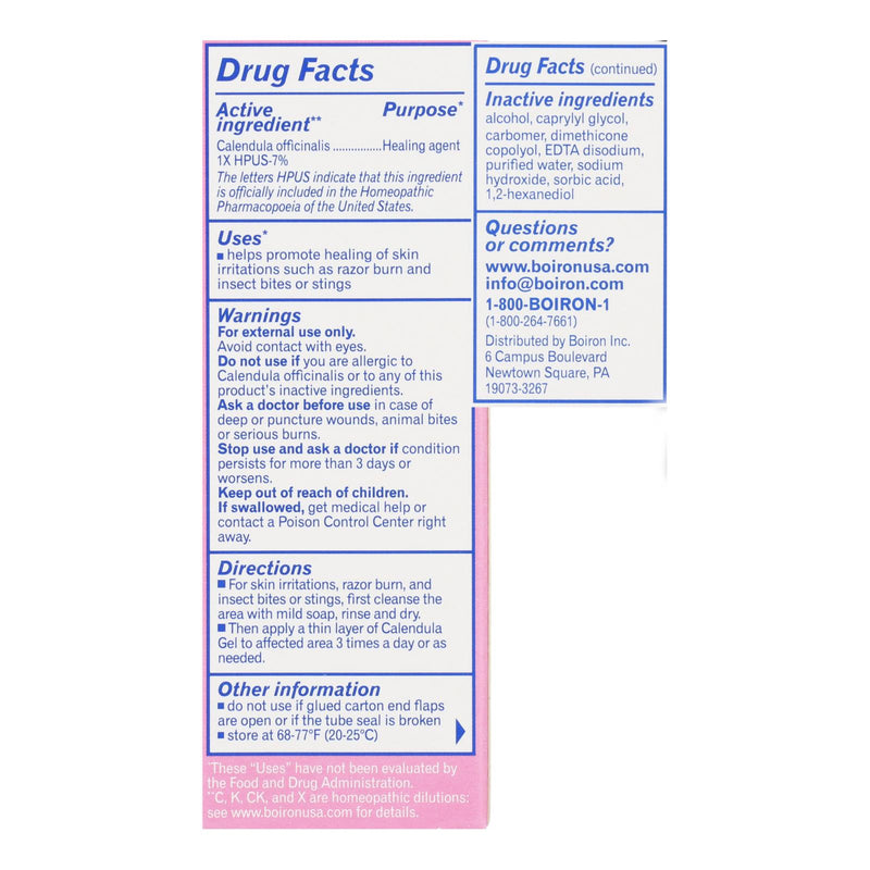 Boiron - Calendula Gel - 1.5 Oz - GreatEagleInc