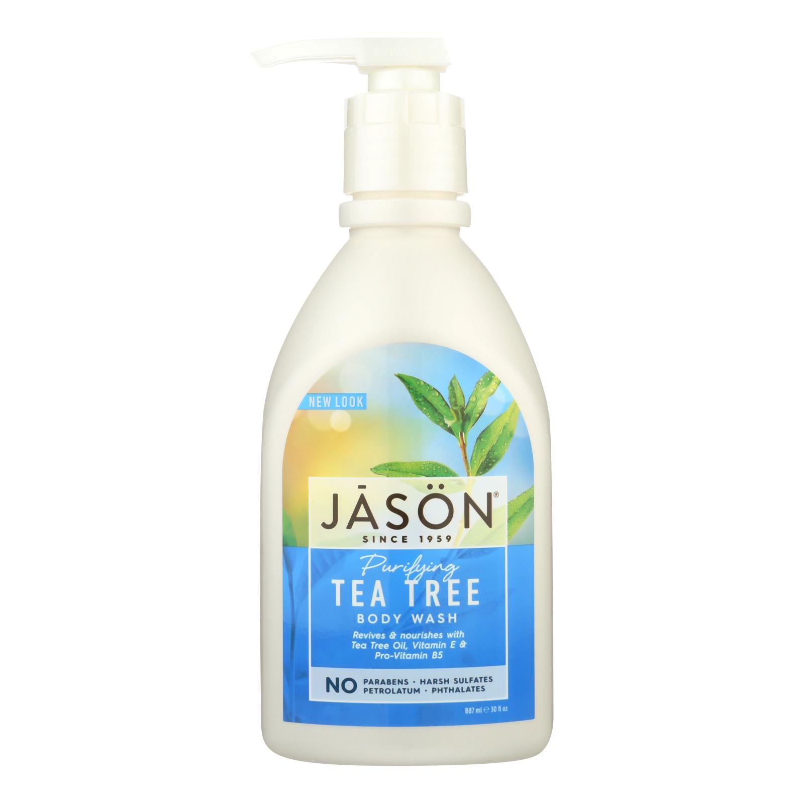 Jason Body Wash Pure Natural Purifying Tea Tree - 30 Fl Oz - GreatEagleInc