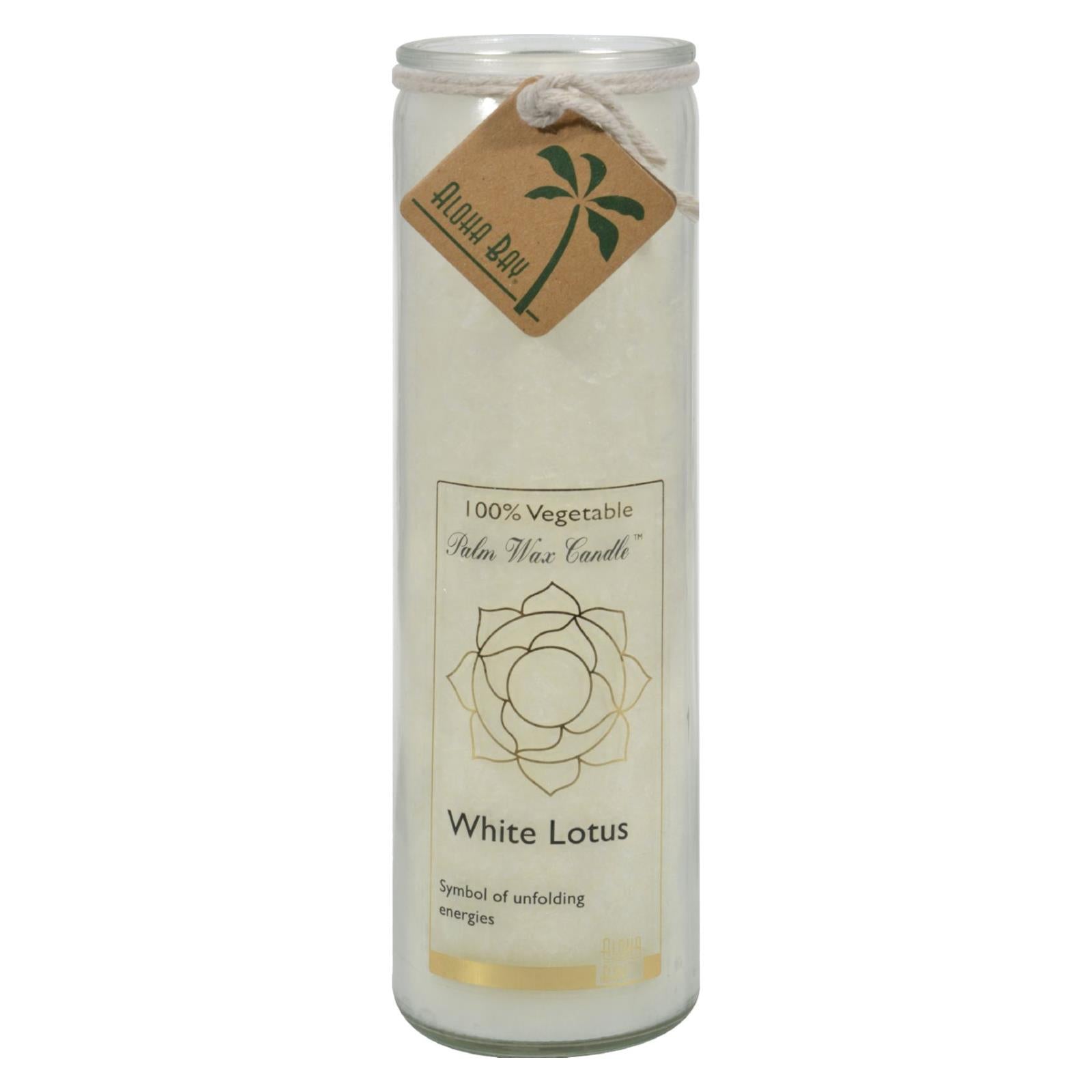 Aloha Bay - Chakra Jar Candle - White Lotus - 11 Oz - GreatEagleInc