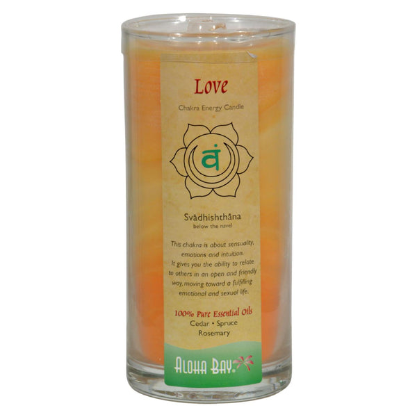 Aloha Bay - Chakra Jar Candle - Love - 11 Oz - Eco-Friendly Home & Grocery