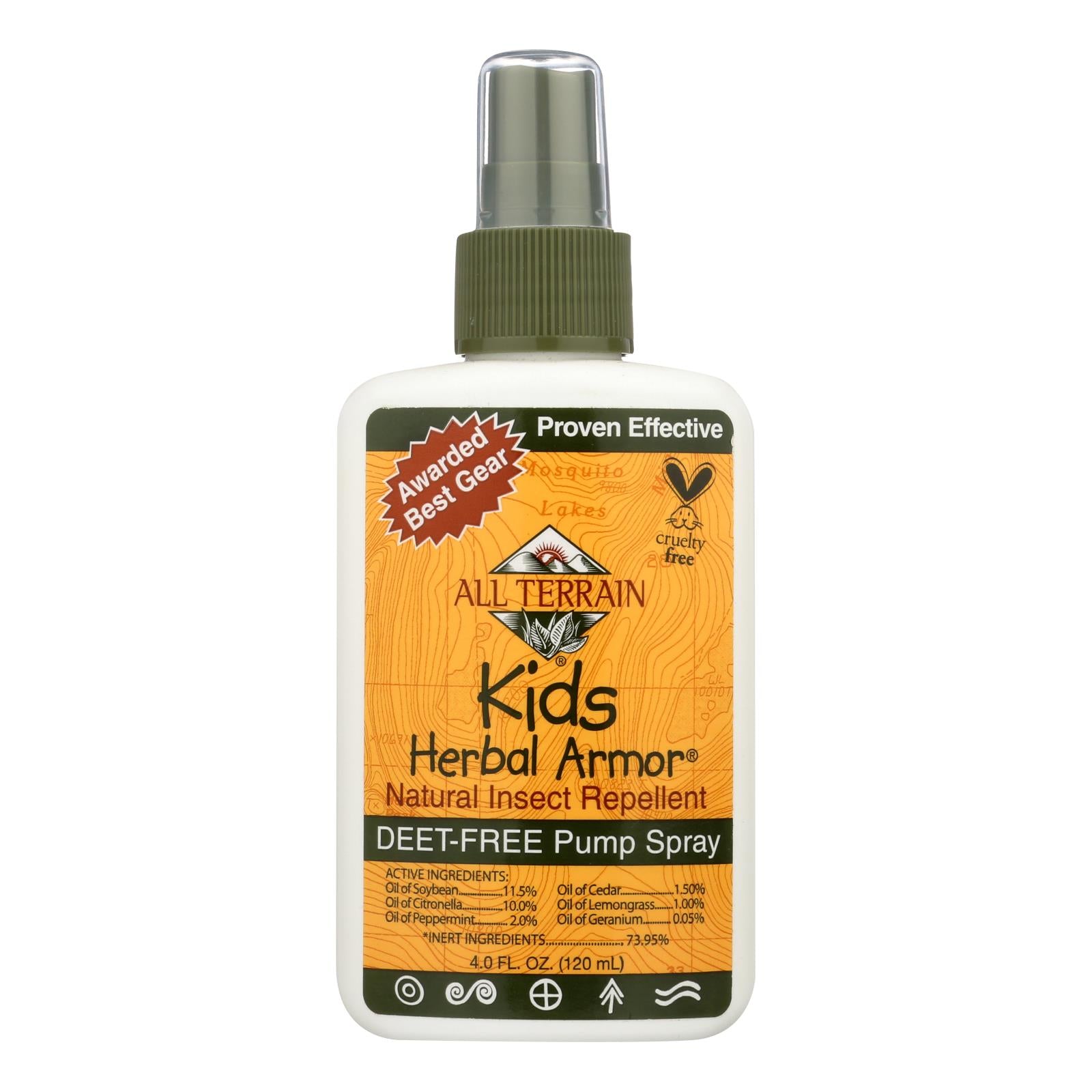 All Terrain - Herbal Armor Spray For Kids - 4 Oz - GreatEagleInc