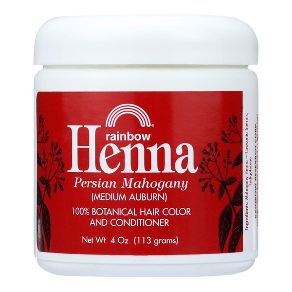 Rainbow Research Henna Hair Color And Conditioner Persian Mahogany Medium Auburn - 4 Oz - Eco-Friendly Home & Grocery