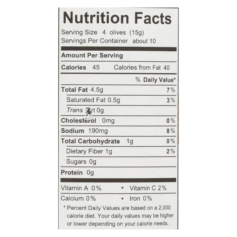 Divina - Organic Pitted Kalamata Olives - Case Of 6 - 6 Oz. - GreatEagleInc