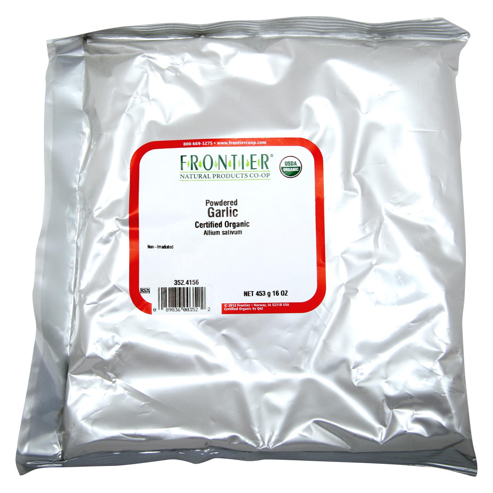 Frontier Herb Garlic - Organic - Powder - Bulk - 1 Lb - GreatEagleInc