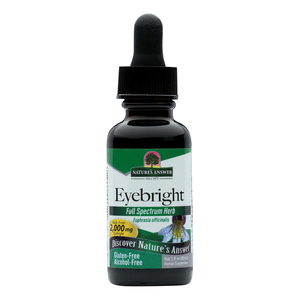 Nature's Answer - Eyebright Herb Alcohol Free - 1 Fl Oz - Eco-Friendly Home & Grocery