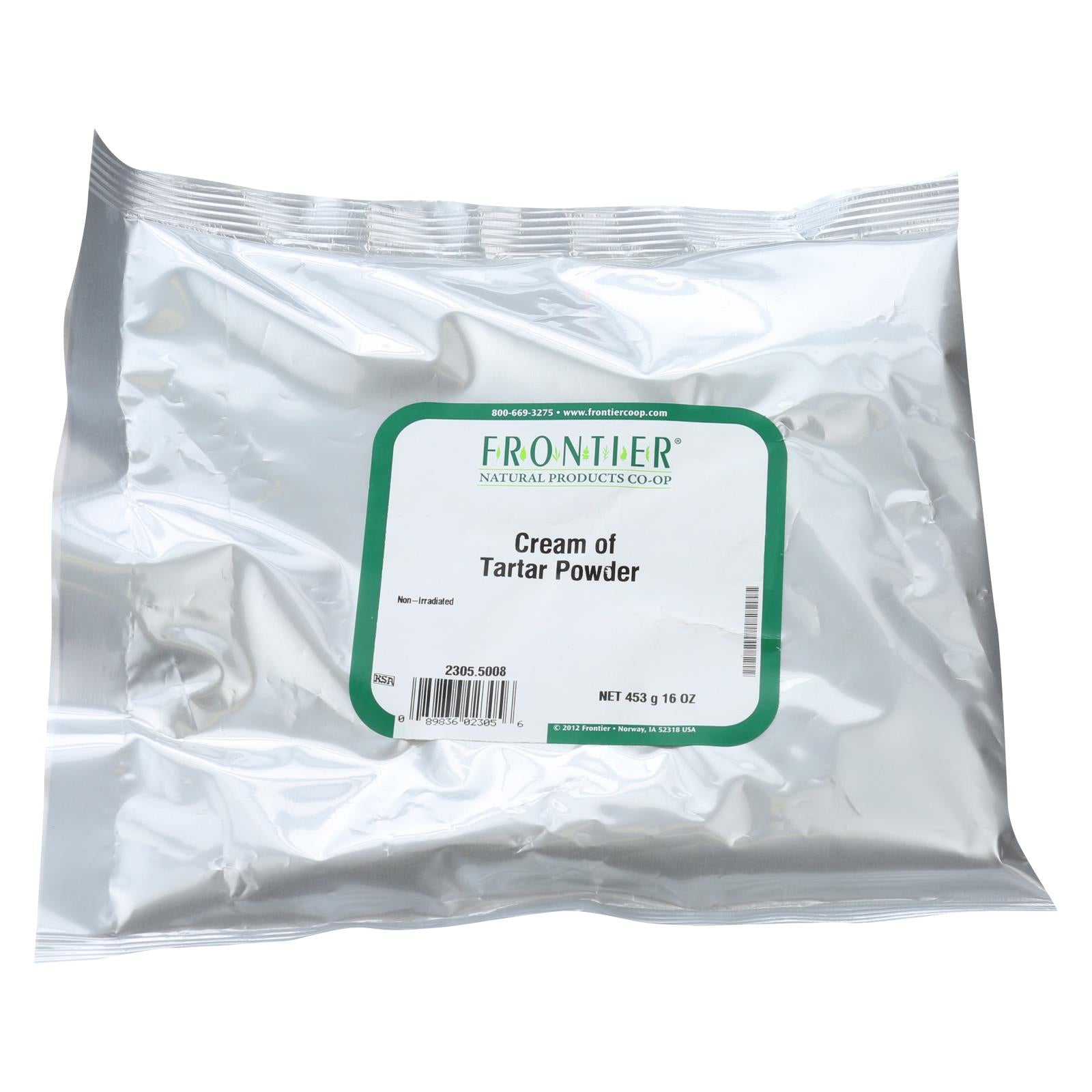 Frontier Herb Cream Of Tartar Powder - Bulk - 1 Lb - GreatEagleInc