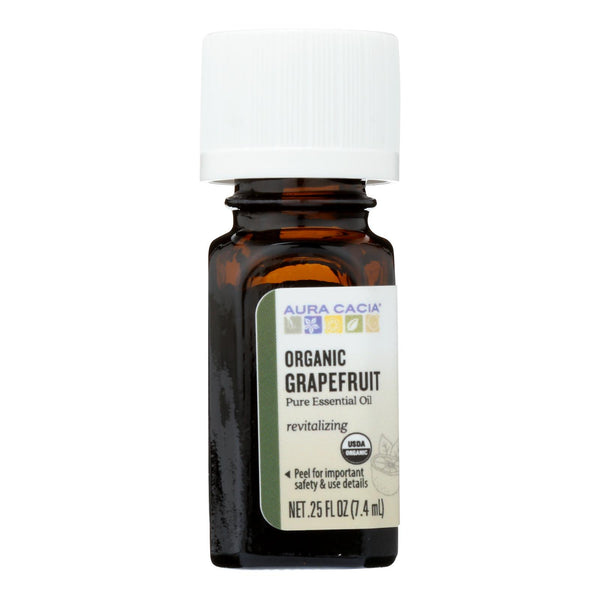 Aura Cacia - Organic Grapefruit - .25 Oz - GreatEagleInc