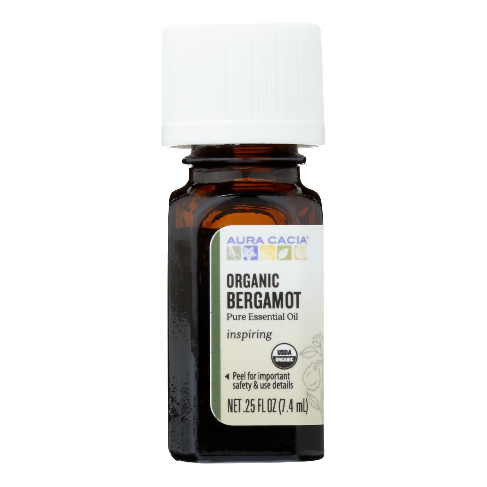 Aura Cacia - Organic Bergamot - .25 Oz - GreatEagleInc