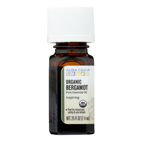 Aura Cacia - Organic Bergamot - .25 Oz - GreatEagleInc