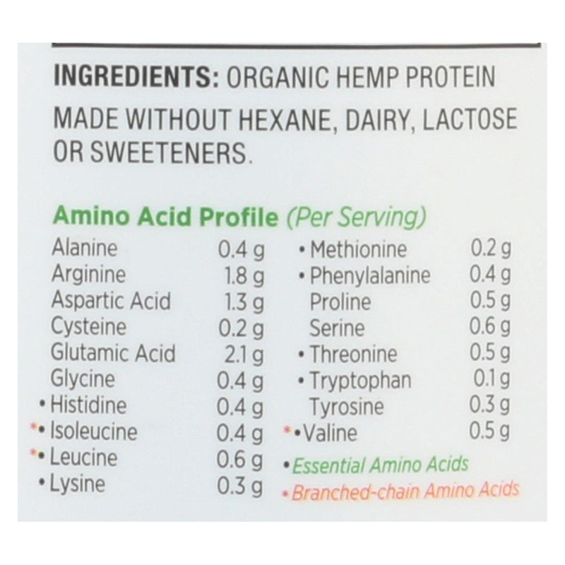 Nutiva Organic Hemp Protein Hi-fiber - 16 Oz - Eco-Friendly Home & Grocery
