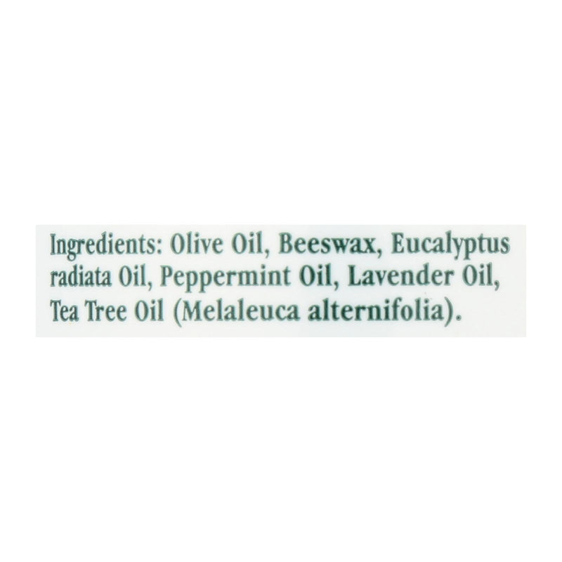 Tea Tree Therapy Eucalyptus Chest Rub Eucalyptus Australiana Lavender Peppermint And Tea Tree Oil - 2 Oz - Eco-Friendly…