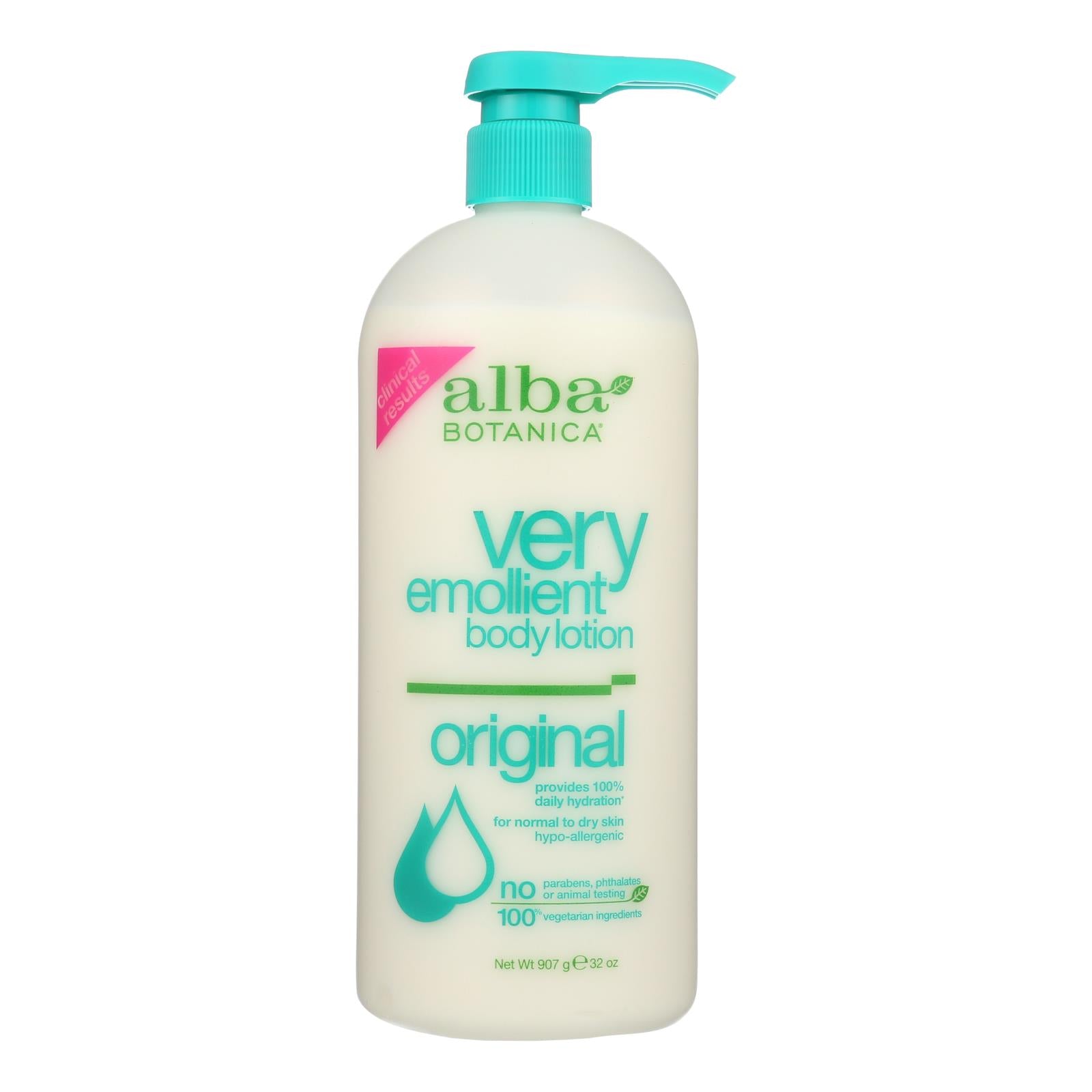 Alba Botanica - Very Emollient Body Lotion - Original - 32 Fl Oz - GreatEagleInc