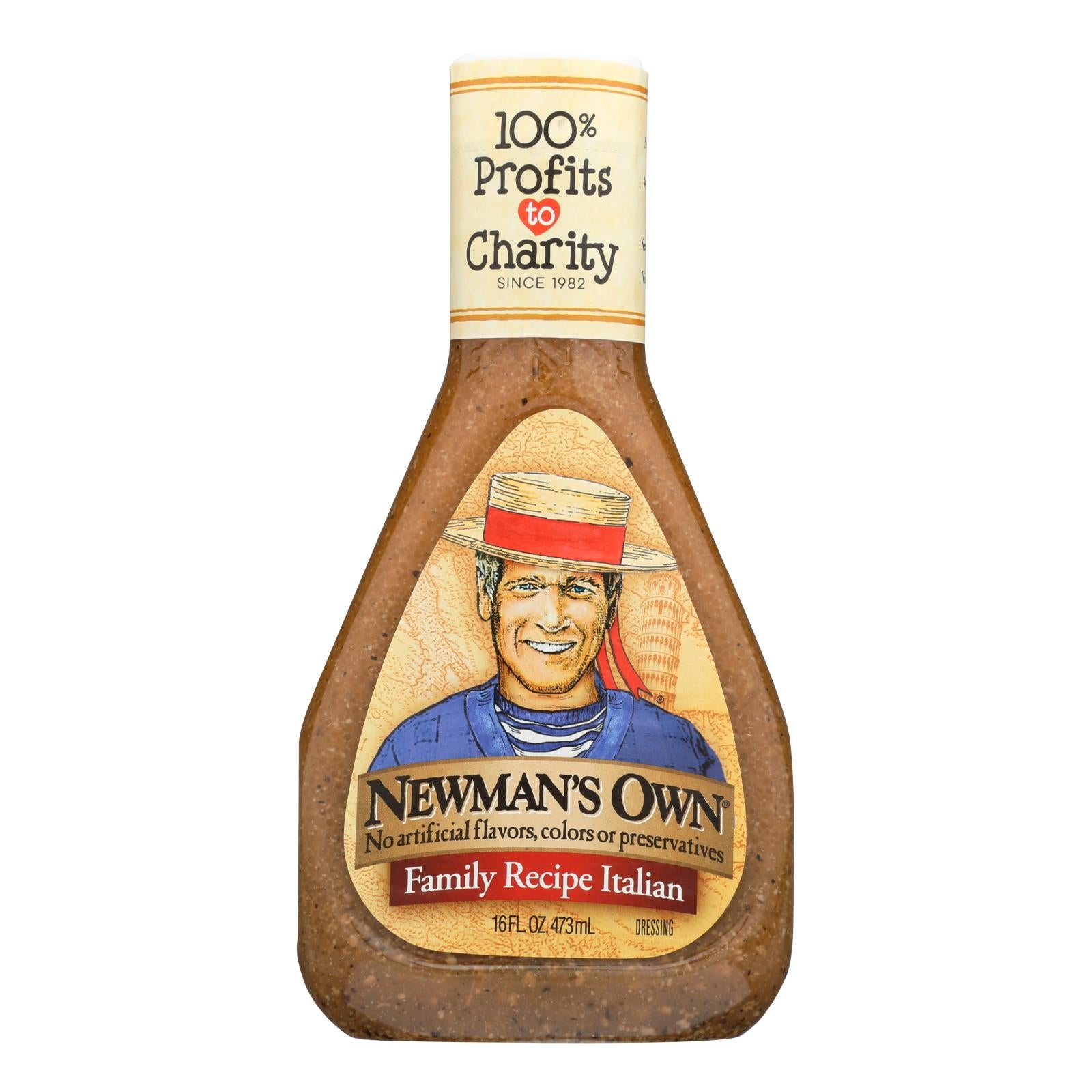 Newman's Own Family Recipe Dressing - Italian - Case Of 6 - 16 Fl Oz. - GreatEagleInc