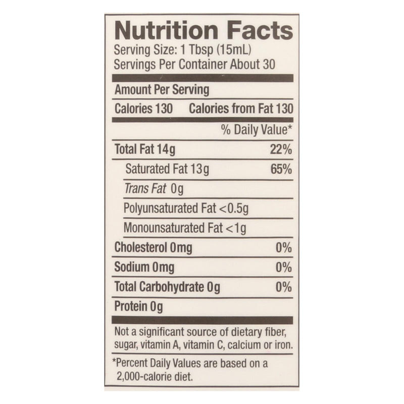 Nutiva Virgin Coconut Oil Organic - 15 Fl Oz - GreatEagleInc