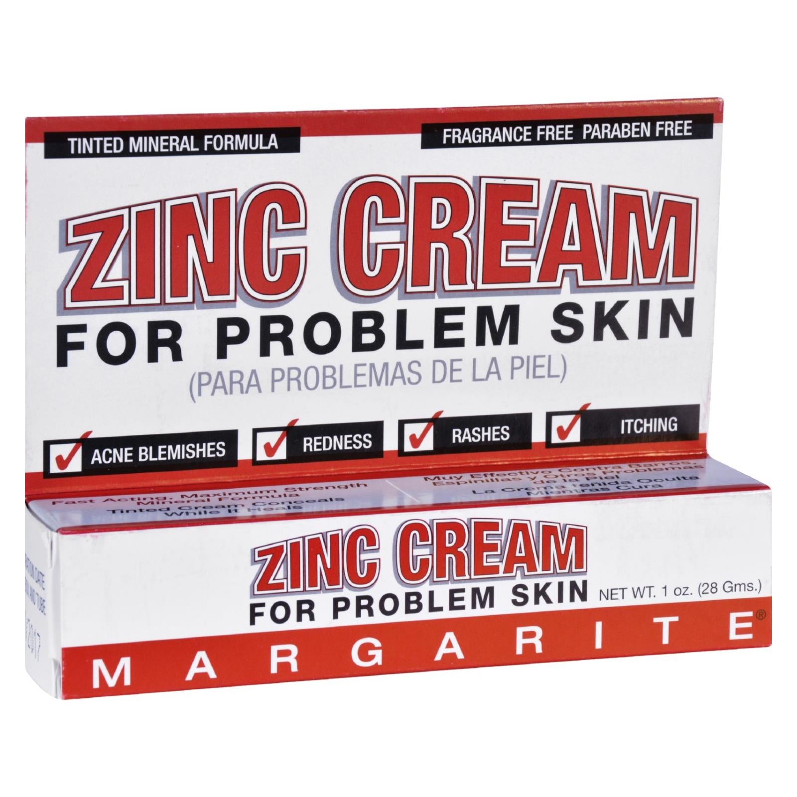 Margarite Zinc Cream - 1 Oz - Eco-Friendly Home & Grocery