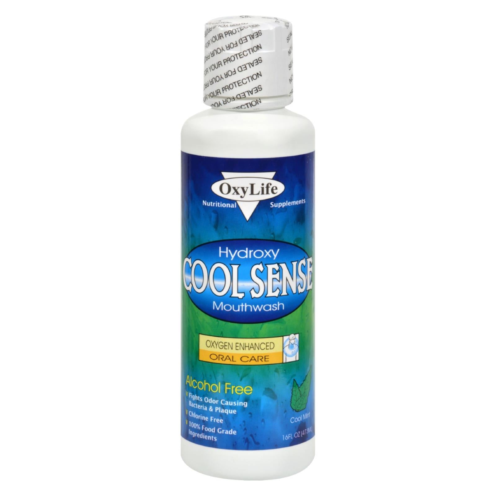 Oxylife Coolsense Oxygen Mouthwash - 16 Fl Oz - GreatEagleInc