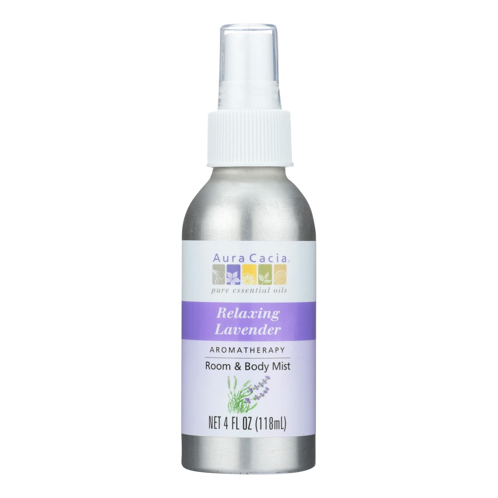 Aura Cacia - Aromatherapy Mist Calming Lavender Harvest - 4 Fl Oz - GreatEagleInc