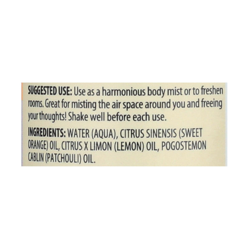 Aura Cacia - Aromatherapy Mist Patchouli Sweet Orange - 4 Fl Oz - GreatEagleInc