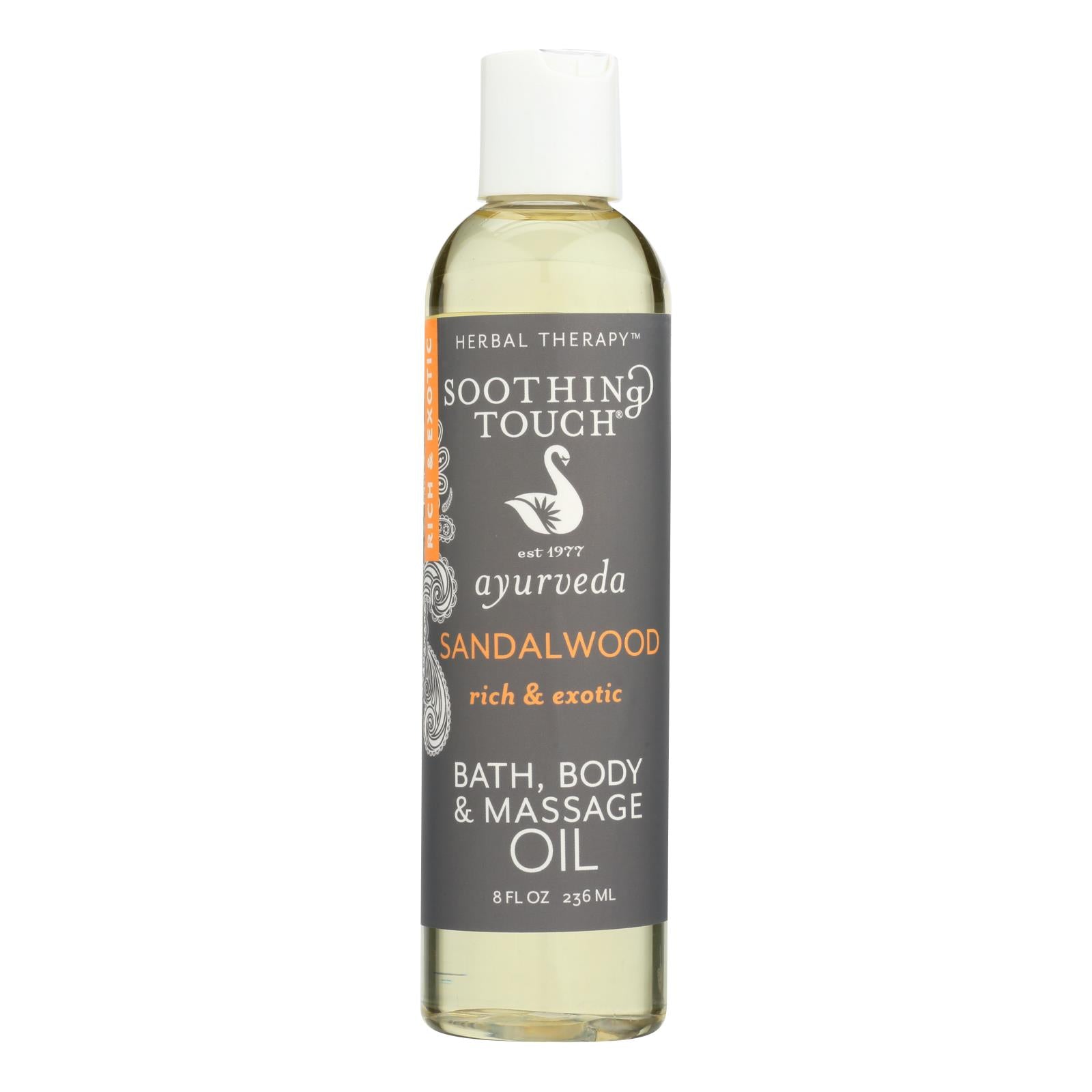 Soothing Touch Bath And Body Oil - Sandalwood - 8 Oz - Eco-Friendly Home & Grocery