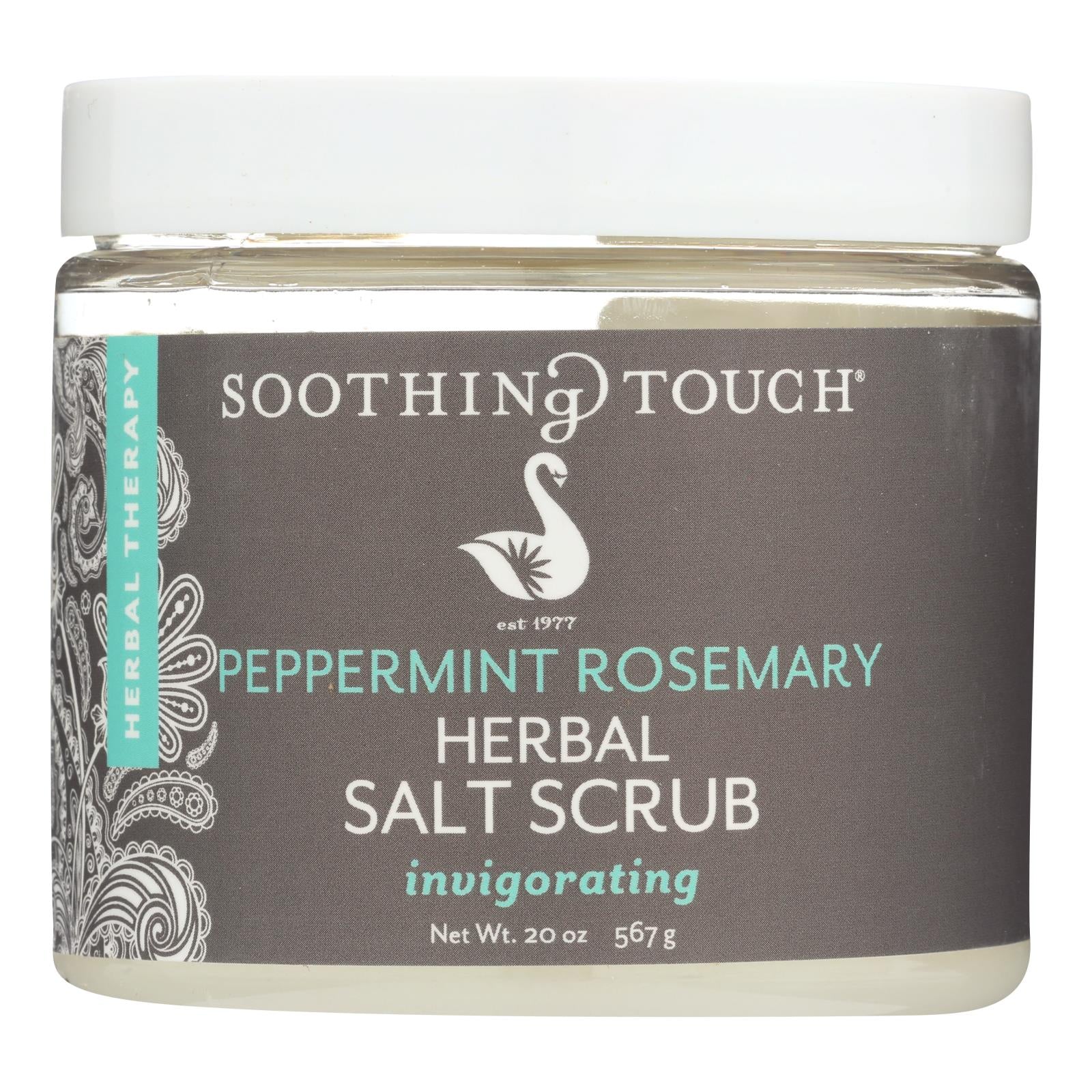 Soothing Touch Salt Scrub - Peppermint/rosemary - 20 Oz - GreatEagleInc