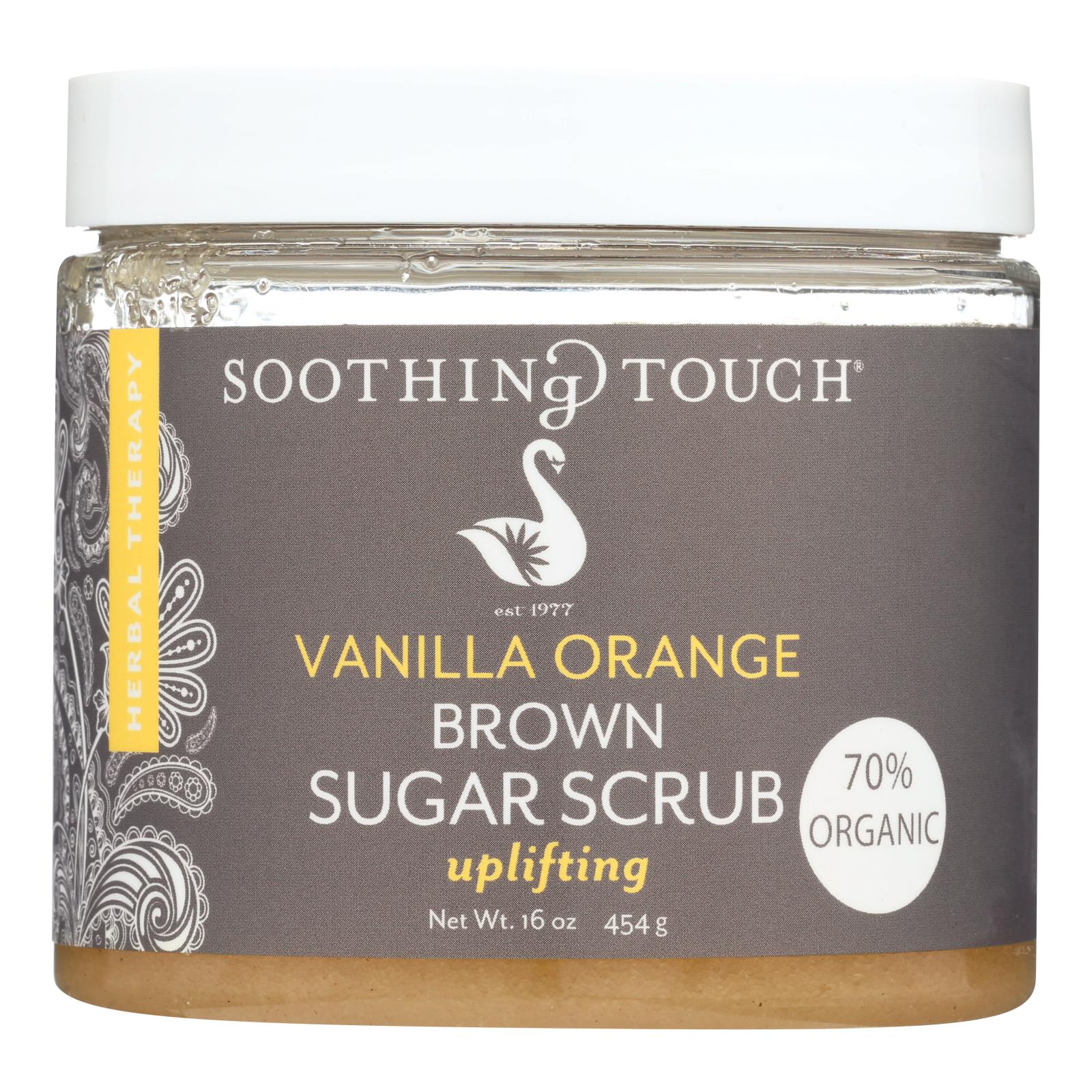 Soothing Touch Brown Sugar Scrub - Vanilla Orange - 16 Oz - GreatEagleInc