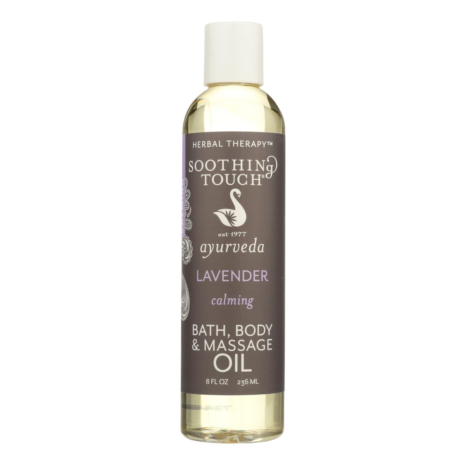 Soothing Touch Bath And Body Oil - Lavender - 8 Oz - GreatEagleInc