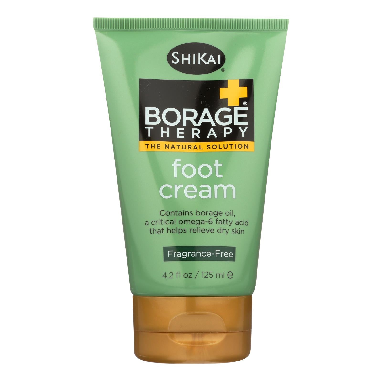 Shikai Borage Therapy Foot Cream Unscented - 4.2 Fl Oz - GreatEagleInc