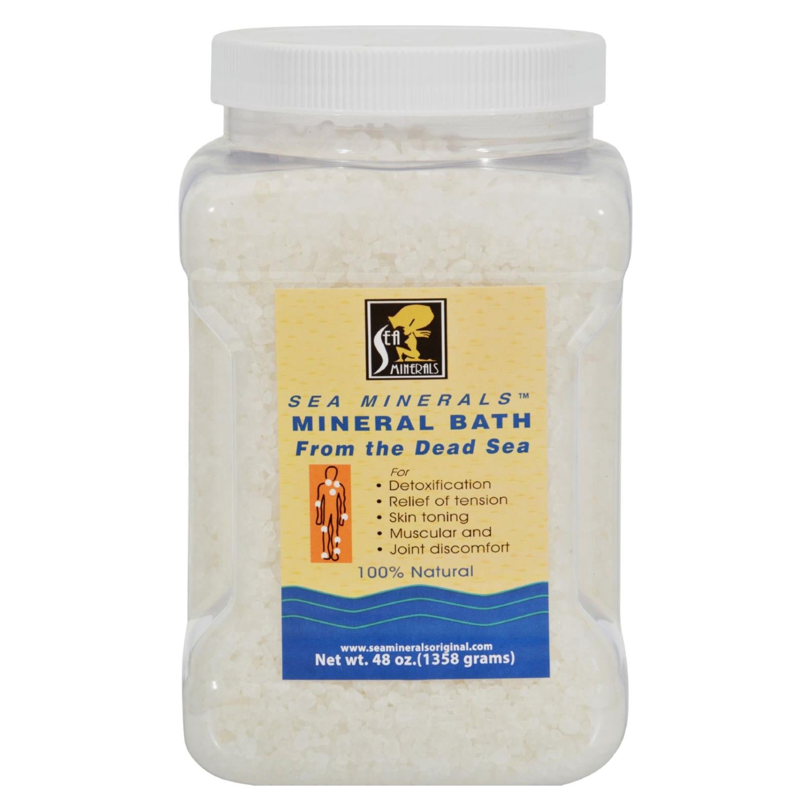 Sea Minerals Mineral Bath From The Dead Sea - 48 Oz - GreatEagleInc