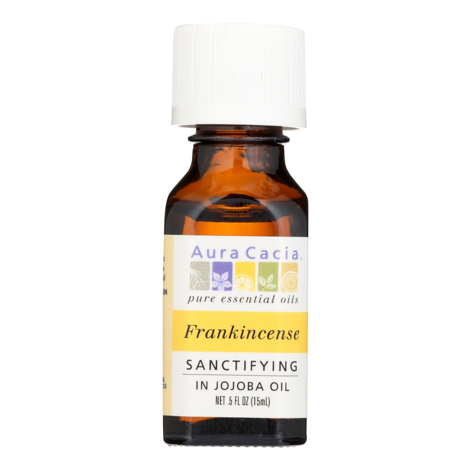 Aura Cacia - Frankincense In Jojoba Oil - .5 Oz - GreatEagleInc