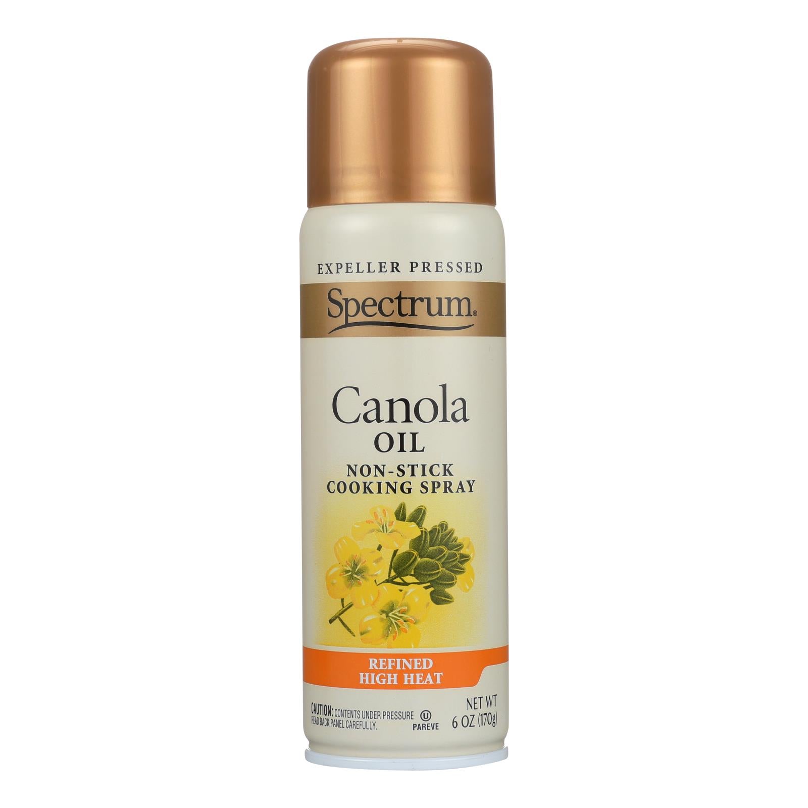 Spectrum Naturals Spray Oil - Canola - High Heat - 6 Oz - Case Of 6 - GreatEagleInc