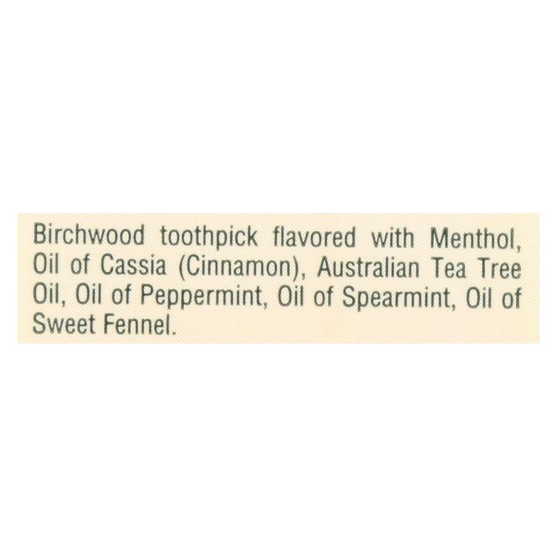 Tea Tree Therapy Toothpicks - 100 Toothpicks - Case Of 12 - GreatEagleInc