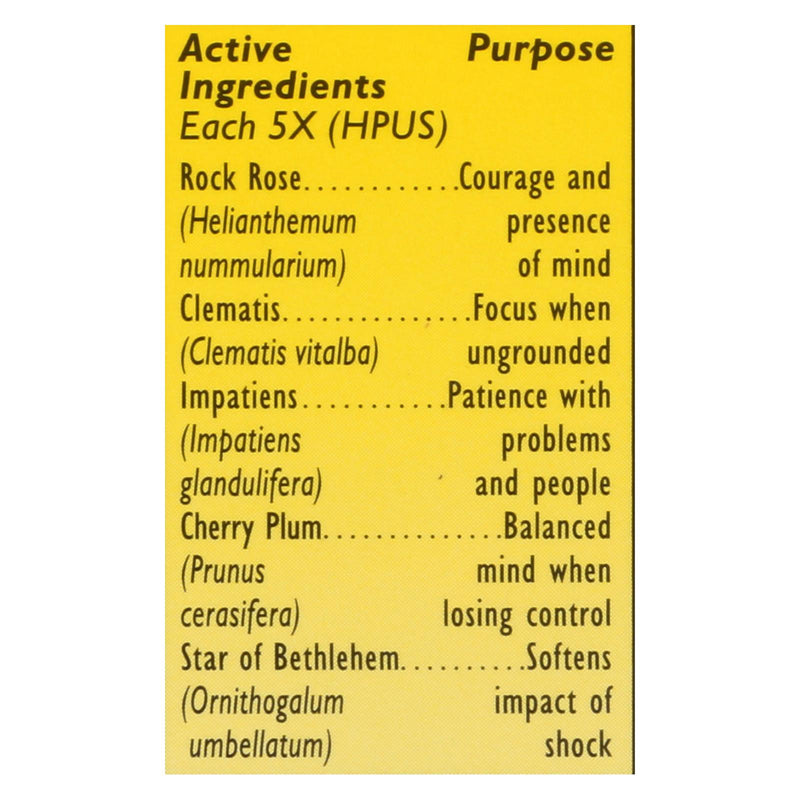 Bach Flower Remedies Rescue Remedy Stress Relief Tincure - 0.35 Fl Oz - GreatEagleInc