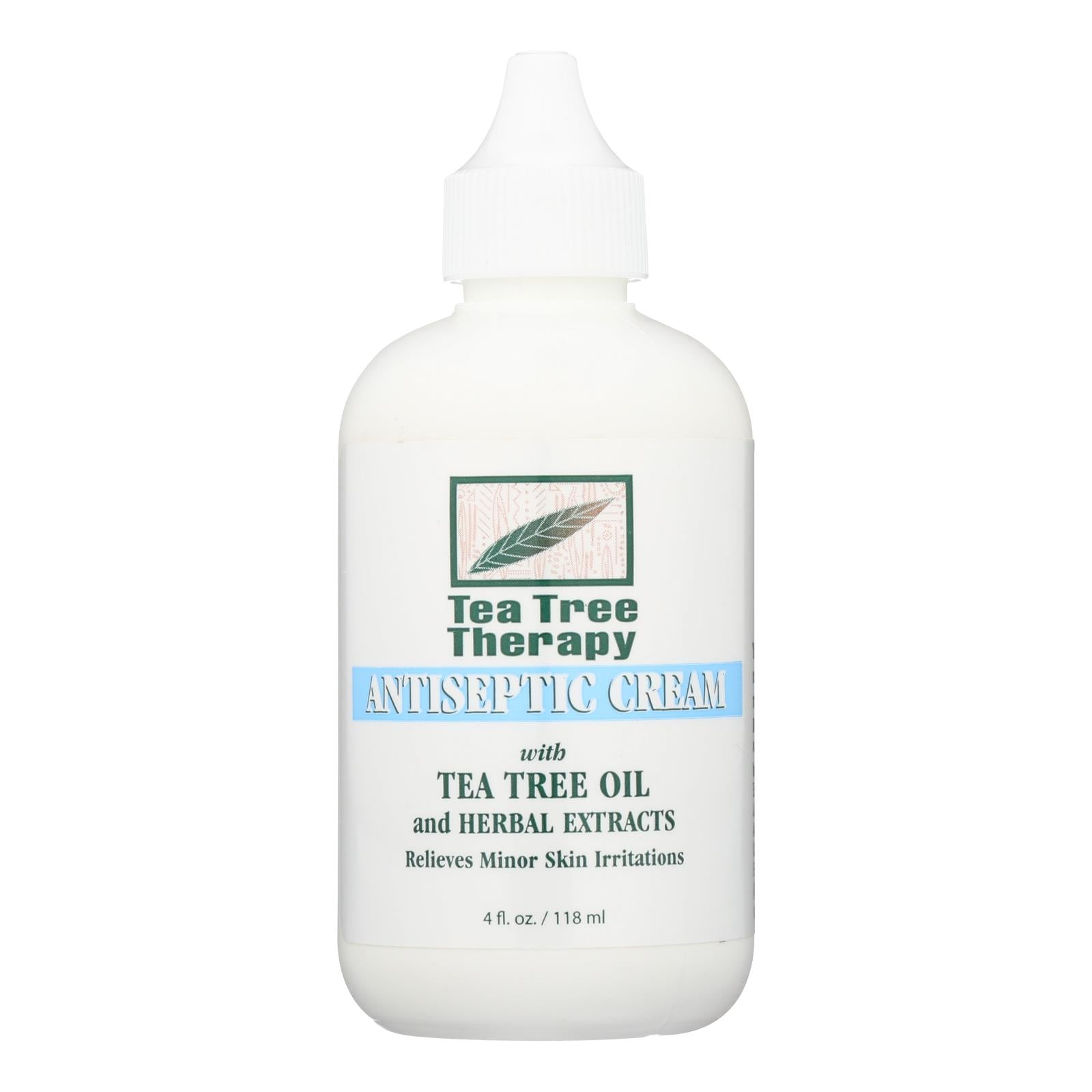 Tea Tree Therapy Antiseptic Cream - 4 Fl Oz - GreatEagleInc