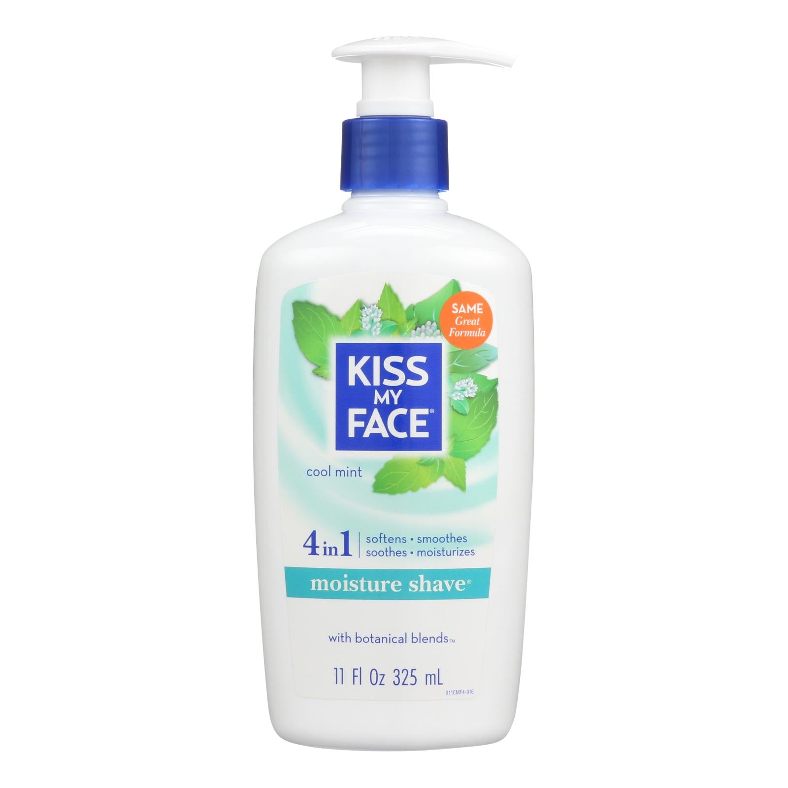 Kiss My Face Moisture Shave Cool Mint - 11 Fl Oz - GreatEagleInc