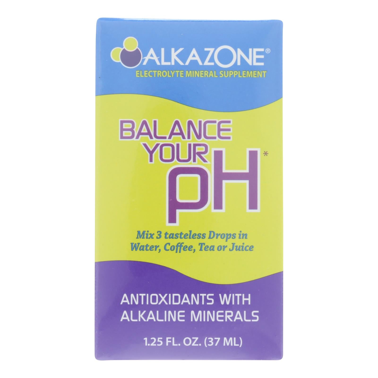 Alkazone Alkaline Booster Drops With Antioxidant - 1.2 Fl Oz - GreatEagleInc