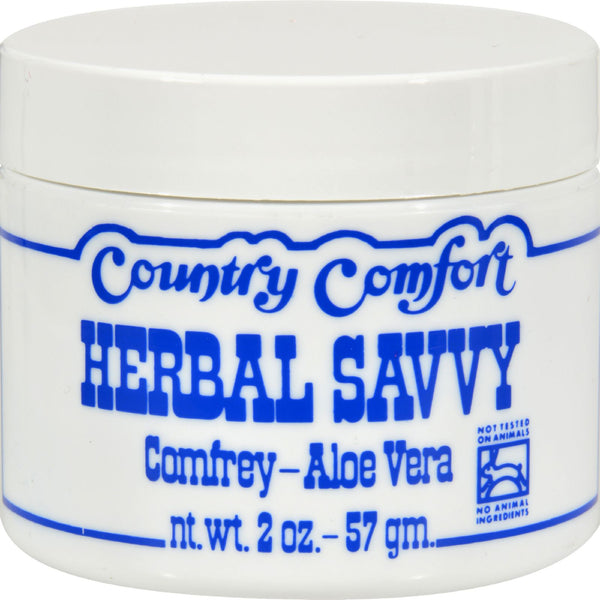 Country Comfort Herbal Savvy Comfrey Aloe Vera - 2 Oz - Eco-Friendly Home & Grocery